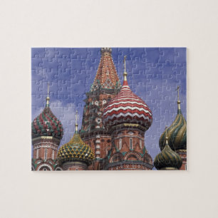 Russia, Moscow, Red Square. famous onions of St. Jigsaw Puzzle