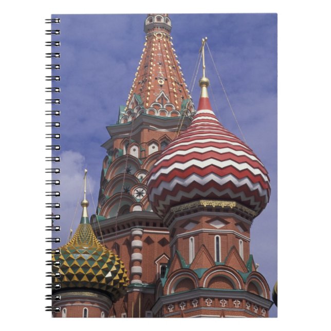 Russia, Moscow, Red Square. famous onions of St. Notebook (Front)