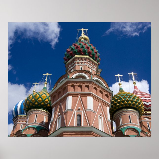 Russia, Moscow, Red Square. St. Basil's 2 Poster (Front)