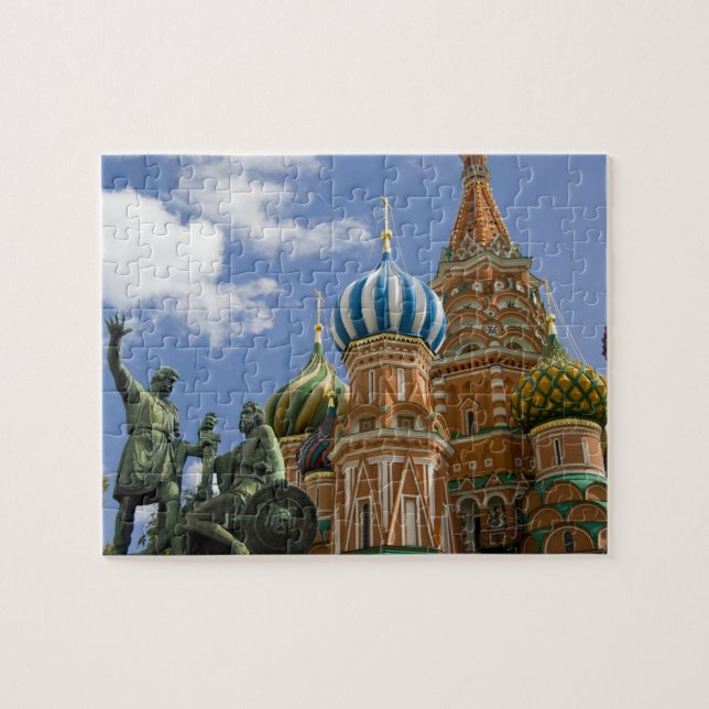 Russia, Moscow, Red Square. St. Basil's 3 Jigsaw Puzzle (Horizontal)