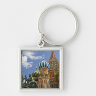Russia, Moscow, Red Square. St. Basil's 3 Key Ring