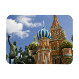 Russia, Moscow, Red Square. St. Basil's 3 Magnet