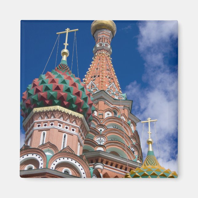 Russia, Moscow, Red Square. St. Basil's 5 Magnet (Front)