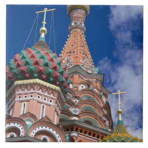 Russia, Moscow, Red Square. St. Basil's 5 Tile