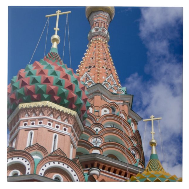 Russia, Moscow, Red Square. St. Basil's 5 Tile (Front)