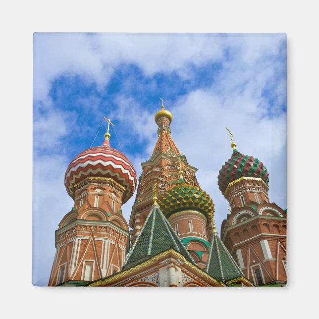 Russia, Moscow, Red Square, St. Basil's Magnet (Front)