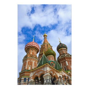 Russia, Moscow, Red Square, St. Basil's Photo Print