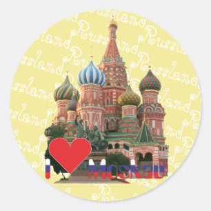 Russia Moscow sticker