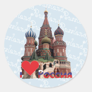 Russia Moscow sticker