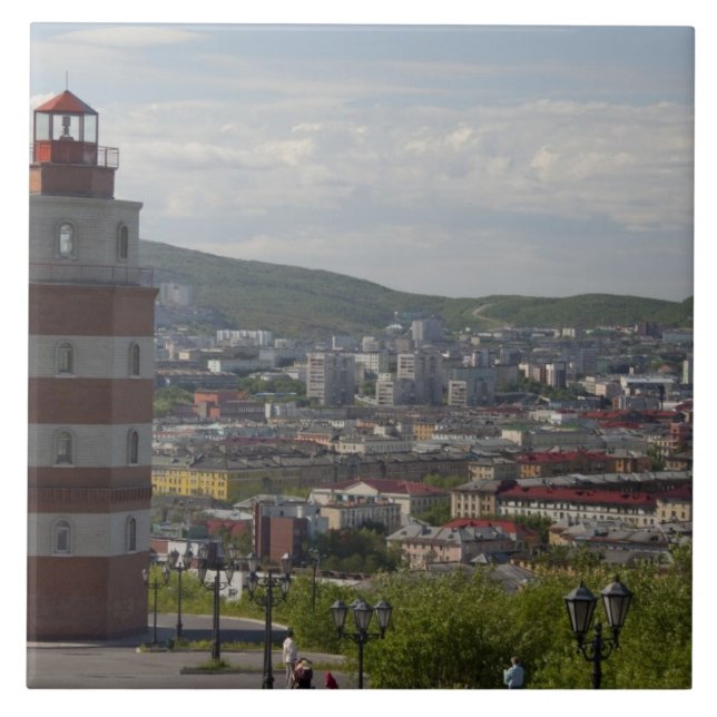Russia, Murmansk. Largest city north of the Tile (Front)
