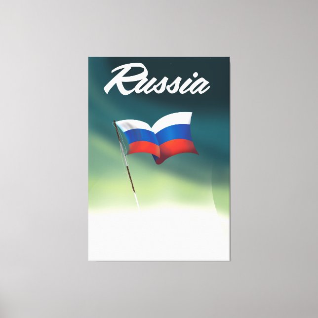 Russia National Flag Canvas Print (Front)