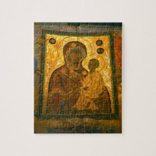 Russia, Novgorod Province, Tikhvin Monastery, Jigsaw Puzzle