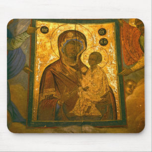Russia, Novgorod Province, Tikhvin Monastery, Mouse Mat
