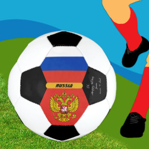 Russia Personalised, Flag, Photo Soccer Ball