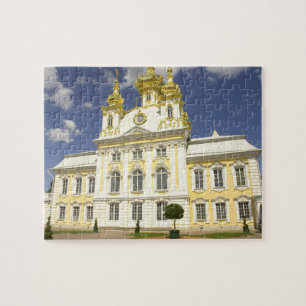 Russia. Petrodvorets. Peterhof Palace. Peter the 2 Jigsaw Puzzle