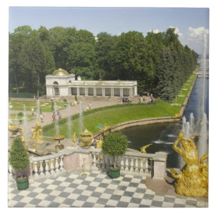Russia. Petrodvorets. Peterhof Palace. Peter the Tile
