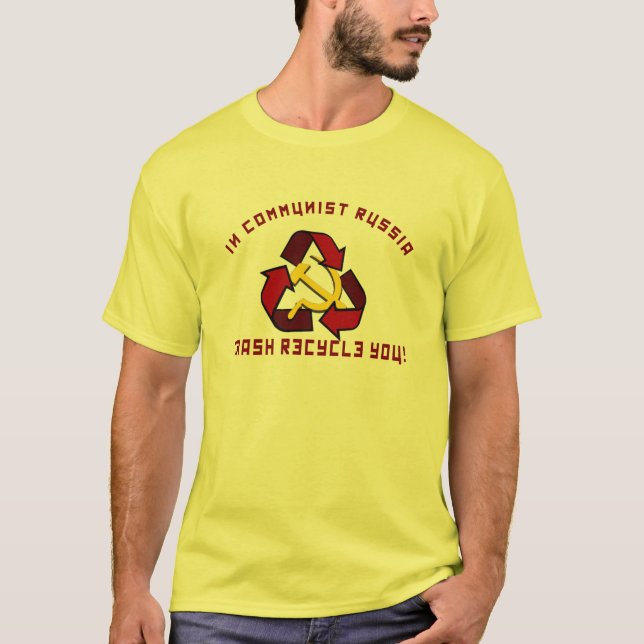 Russia Recycles T-Shirt (Front)
