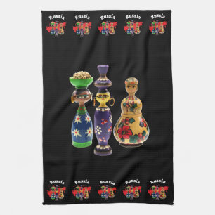 Russia - Russia Babuschka Dishcloths Tea Towel