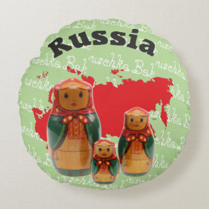 Russia - Russia babushka - Matrjoschka cushion