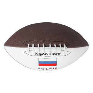 Russia Russian Flag Black Personalisation American Football