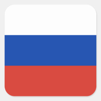 Russia/Russian Flag Square Sticker