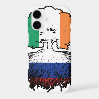 Russia Russian Irish Ireland Tree Roots Flag