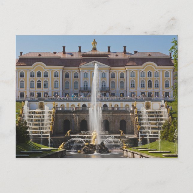 Russia, Saint Petersburg, Peterhof, Grand Palace Postcard (Front)
