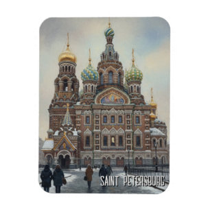 Russia Saint Petersburg Travel Magnet