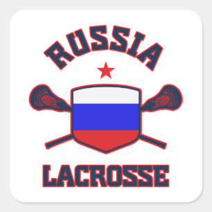 Russia Square Sticker