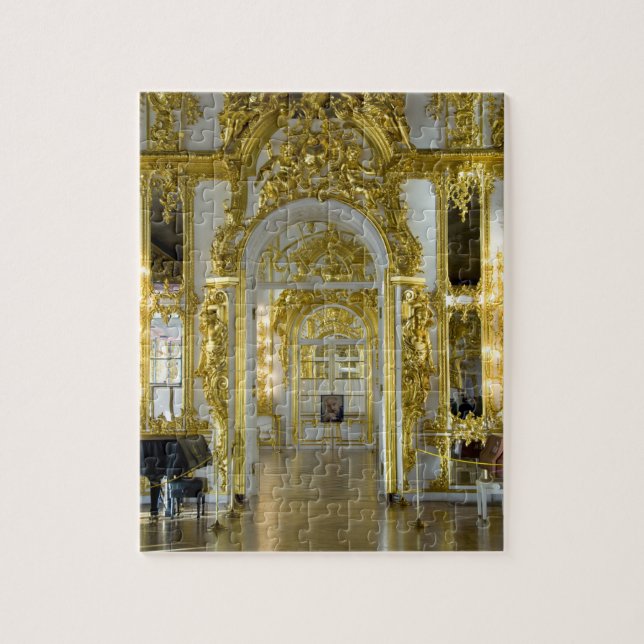 Russia, St. Petersburg, Catherine's Palace (aka 12 Jigsaw Puzzle (Vertical)