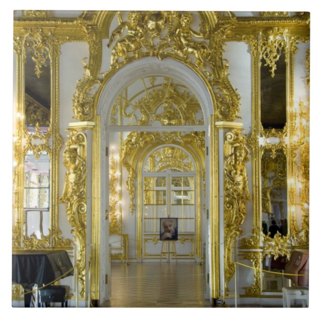 Russia, St. Petersburg, Catherine's Palace (aka 12 Tile (Front)