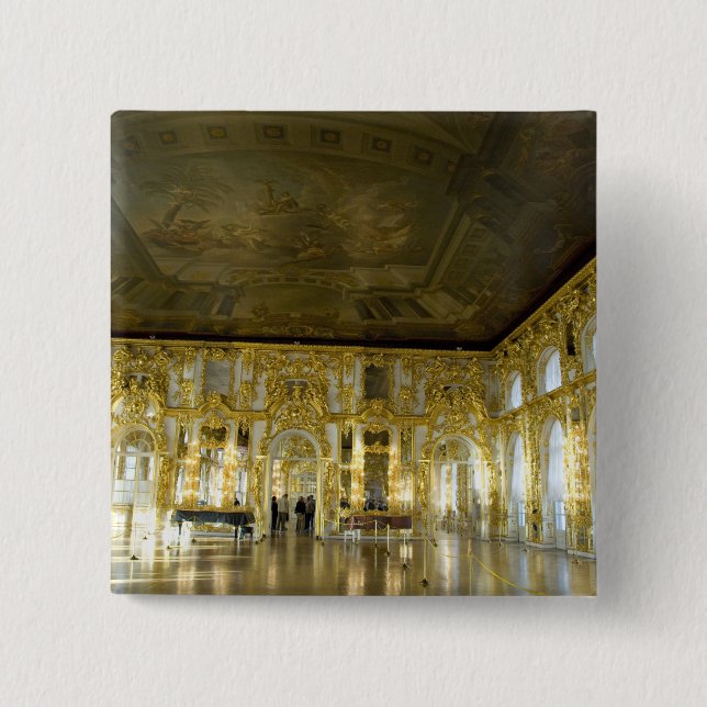 Russia, St. Petersburg, Catherine's Palace (aka 2 15 Cm Square Badge (Front)