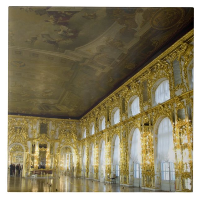 Russia, St. Petersburg, Catherine's Palace (aka 4 Tile (Front)
