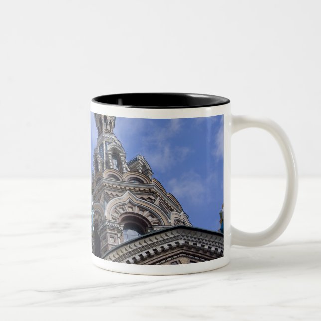 Russia, St. Petersburg, Nevsky Prospekt, The 2 Two-Tone Coffee Mug (Right)