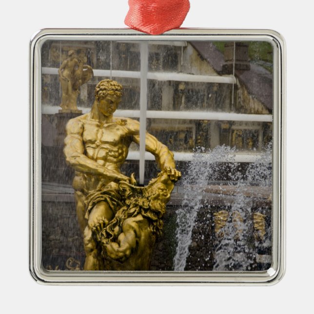 Russia, St. Petersburg, Peterhoff (aka 3 Metal Tree Decoration (Front)