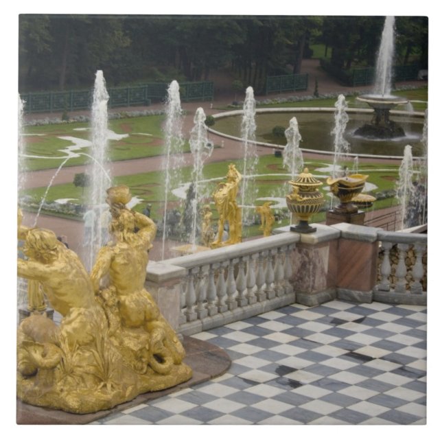 Russia, St. Petersburg, Peterhoff (aka Tile (Front)