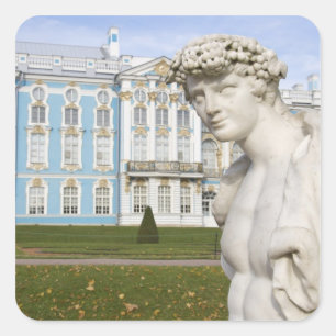 Russia, St. Petersburg, Pushkin, Catherine's 3 Square Sticker