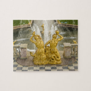 Russia, St. Petersburg. Samson fountain at Jigsaw Puzzle