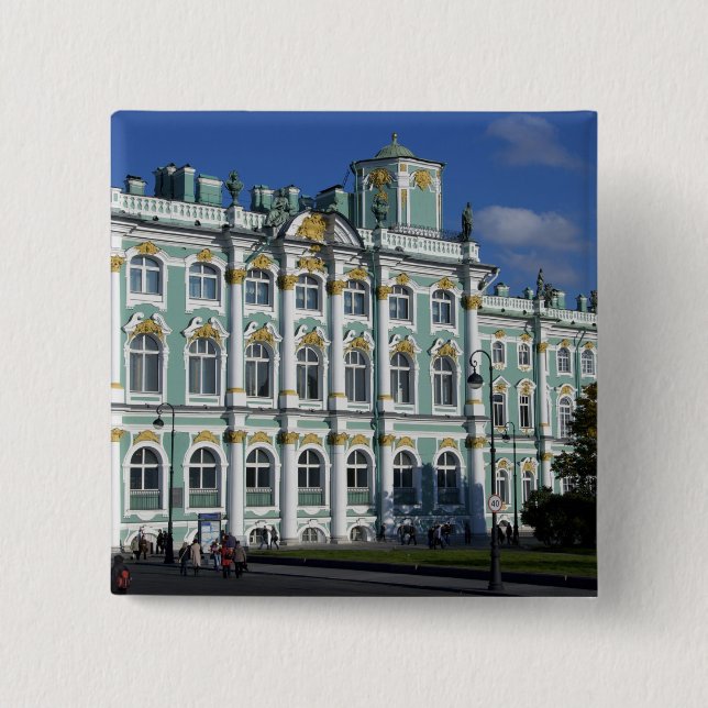 Russia, St. Petersburg, Winter Palace, The 2 15 Cm Square Badge (Front)
