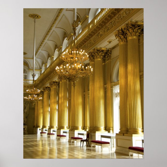 Russia, St. Petersburg, Winter Palace, The Poster (Front)