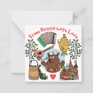 Russia Themed Card