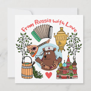 Russia Themed Card