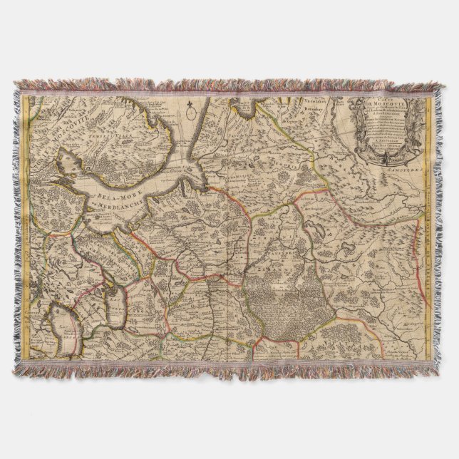 Russia Throw Blanket (Front)