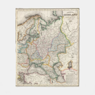 Russia, Ukraine Fleece Blanket