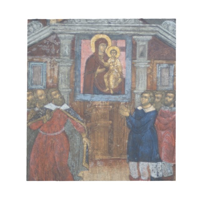 Russia, Yaroslavl, fresco in Cathedral of St. Notepad (Front)