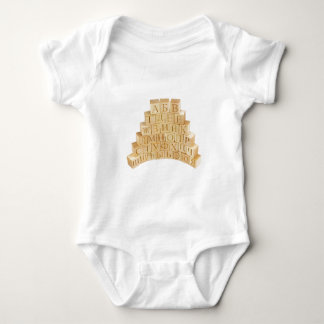 Russian Alphabet Letters, Cyrillic letters Baby Bodysuit