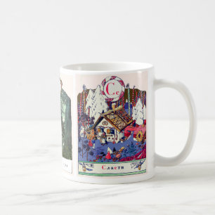 Russian Alphabet Picture Mugs, Set I (No. 4 of 5) Coffee Mug