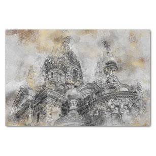 Russian Architecture   St Petersburg Decoupage Tissue Paper