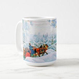 Russian Art Christmas Gift Mugs