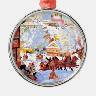 Russian Art Custom Christmas Gift Ornaments